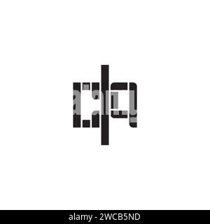 CQ geometric bold concept in high quality professional design that will print well across any print media Stock Vector