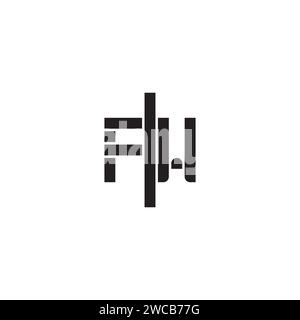 FW geometric bold concept in high quality professional design that will print well across any print media Stock Vector