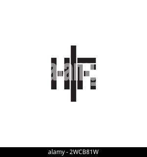 HR geometric bold concept in high quality professional design that will print well across any print media Stock Vector