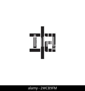 IA geometric bold concept in high quality professional design that will print well across any print media Stock Vector