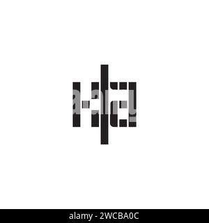KA geometric bold concept in high quality professional design that will print well across any print media Stock Vector