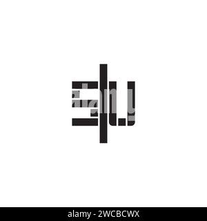 SU geometric bold concept in high quality professional design that will print well across any print media Stock Vector