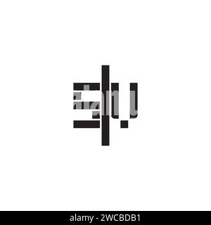SV geometric bold concept in high quality professional design that will print well across any print media Stock Vector