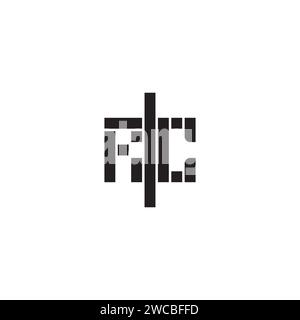 RC geometric bold concept in high quality professional design that will print well across any print media Stock Vector