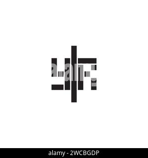 YR geometric bold concept in high quality professional design that will print well across any print media Stock Vector