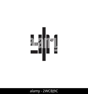 YM geometric bold concept in high quality professional design that will print well across any print media Stock Vector