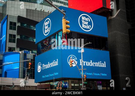 Advertising for the Prudential Financial insurance company in