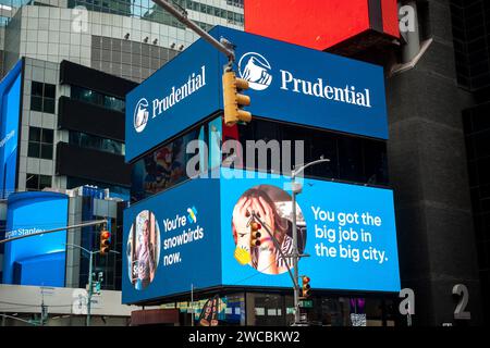 Advertising for the Prudential Financial insurance company in