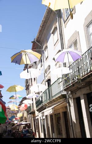 Historic center of Viana do Castelo in the north of Portugal Stock Photo