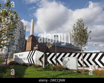 LONDON, UK - CIRCA OCTOBER 2022: The Battersea Power Station Is Reopening On The 14th Of October Stock Photo