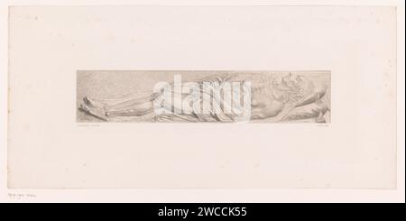 Study into a burial monument for a woman, Louis Joseph Greuse, after ...