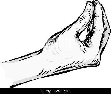 pinched fingers vector icon isolated italian hand illustration 2wcckhf
