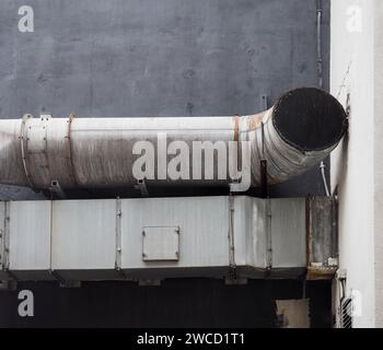 HVAC Heating Ventilation And Air Conditioning Pipe Stock Photo