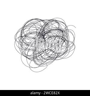 Random Hand Drawn Scribbles Doodle Vector Illustration Doodle icon Stock Vector