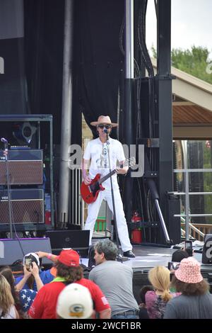 Cheap Trick performing in Sherman Texas, during what would become a