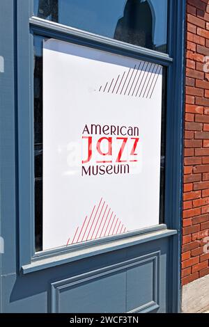 American Jazz Musuem in Kansas City Missouri - May 2023 Stock Photo