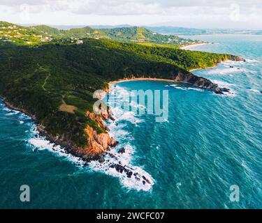 Puerto rico beach in the morning from 'playa teresa' in the east side, yabucoa Stock Photo