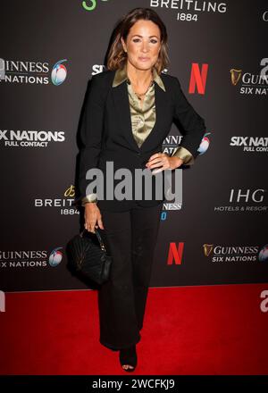 London, UK. 15th Jan, 2024. Natalie Pinkham attends the Six Nations: Full Contact World Premiere at Frameless in Marble Arch, London. (Photo by Cat Morley/SOPA Images/Sipa USA) Credit: Sipa USA/Alamy Live News Stock Photo