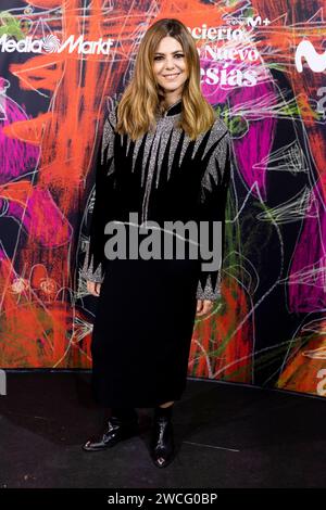 Madrid, Spain. 15th Jan, 2024. Manuela Velasco attends the concert of 'Stella Maris', the musical band that performs during the Serie 'La mesias' Photocall at the Calderon Theatre. (Photo by Nacho Lopez/SOPA Images/Sipa USA) Credit: Sipa USA/Alamy Live News Stock Photo