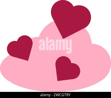 Cream luxury skincare cosmetology icon vector. Creamy natural liquid decorated heart. Skin care cosmetic, face make-up product. Valentine day holiday Stock Vector