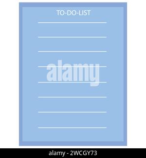 To-Do-List Vector Illustration Stock Vector