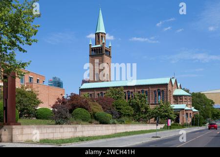 Berlin, Germany - June 02 2019: The St. Matthew's Church (German: St.-Matthäus-Kirche) is an Evangelical church on the southern edge of the Great Tier Stock Photo