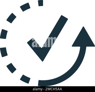 Indicator icon. Monochrome simple sign from performance collection ...