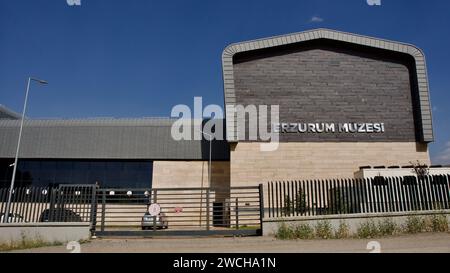 ERZURUM, TURKEY - 02 15, 2024: The largest and most modern museum building in the Eastern Anatolia Region and Erzurum. Stock Photo