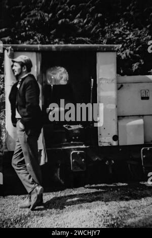 Amalgamated Roadstone industrial quarry railway, Penlee, Newlyn Cornwall 1970 shortly before lie closed Stock Photo