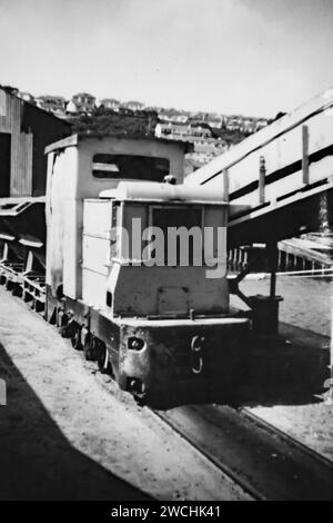 Amalgamated Roadstone industrial quarry railway, Penlee, Newlyn Cornwall 1970 shortly before lie closed Stock Photo