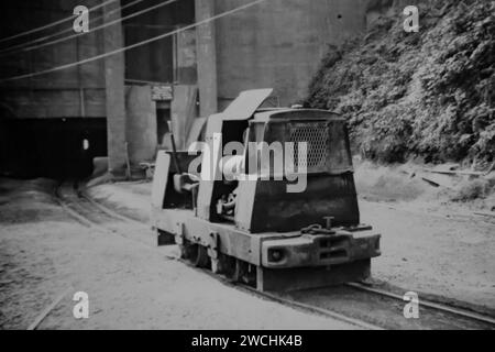 Amalgamated Roadstone industrial quarry railway, Penlee, Newlyn Cornwall 1970 shortly before lie closed Stock Photo