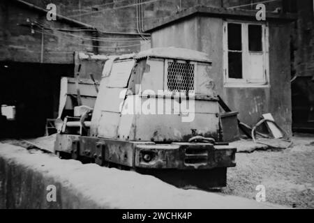 Amalgamated Roadstone industrial quarry railway, Penlee, Newlyn Cornwall 1970 shortly before lie closed Stock Photo