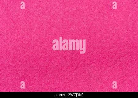 Pink Felt fabric background texture. Full frame Stock Photo
