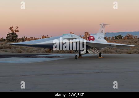 NASA's X-59 quiet supersonic research aircraft, pictured on December 12