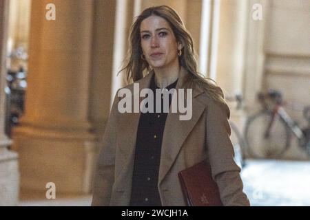 London, UK. 16th Jan, 2024. arrives at a cabinet meeting at 10 Downing Street London. Credit: Ian Davidson/Alamy Live News Stock Photo