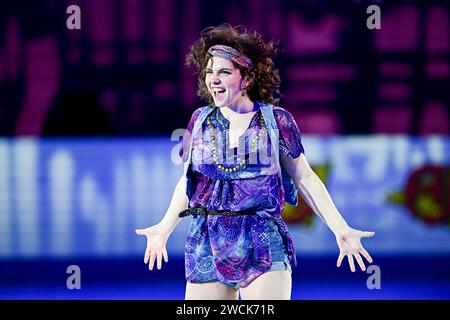 Josefin TALJEGARD (SWE), during Exhibition Gala, at the ISU European Figure Skating Championships 2024, at algiris Arena, on January 14, 2024 in Kaunas, Lithuania. Credit: Raniero Corbelletti/AFLO/Alamy Live News Stock Photo