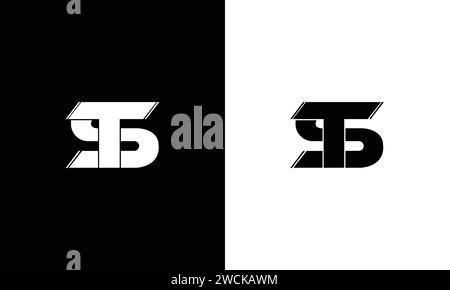 Abstract ST, TS, S, T Letters Logo Initial Based Monogram Icon Vector. Stock Vector