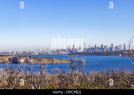 Newly opened in 2023. Fairfax walk and lookouts at North Head, Manly, Sydney, NSW. Stock Photo