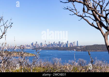 Newly opened in 2023. Fairfax walk and lookouts at North Head, Manly, Sydney, NSW. Stock Photo