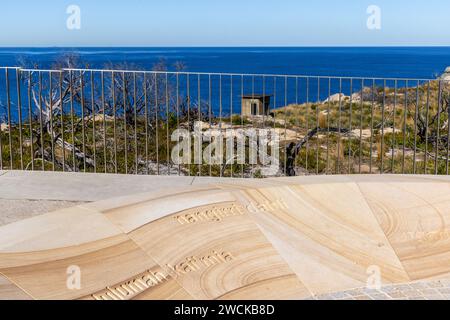 Newly opened in 2023. Fairfax walk and lookouts at North Head, Manly, Sydney, NSW. Stock Photo