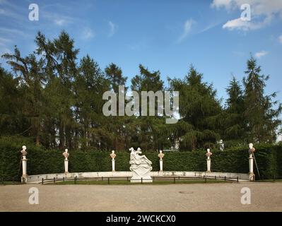 Grave of Frederick Great near Sanssouci summer palace in Potsdam. State Brandenburg. Germany Stock Photo