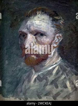 Self-Portrait (1887) by Vincent van Gogh (1853-1890) Stock Photo