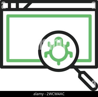 Insecure Code icon vector image. Stock Vector