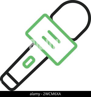 News Mic icon vector image. Stock Vector