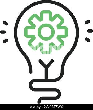 Inspiration icon vector image. Stock Vector