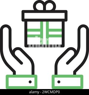 Rewarding Employees icon vector image. Stock Vector