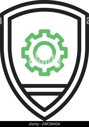 Security Settings icon vector image. Stock Vector