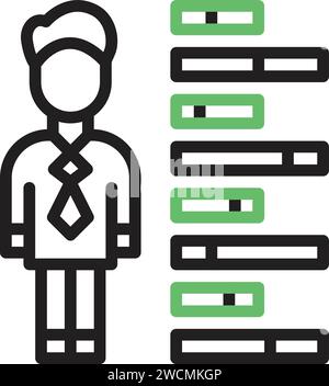 Skill icon vector image. Stock Vector