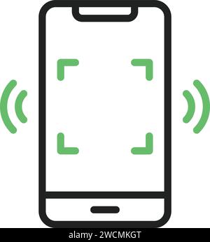 Smartphone Shake icon vector image. Stock Vector