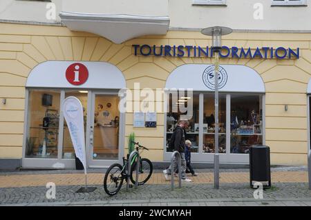 Flensburg/Schleswig-Holstein/Germany. 05. October 2018..Touristinformtion office in Flensburg Germany . . Photo. .Francis Joseph Dean / Deanpictures. Stock Photo